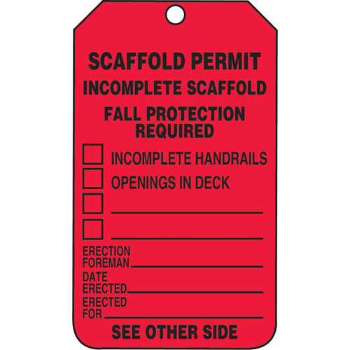 Inspection Tags, Cardstock, 3-1/8" W x 5-7/8" H, English Nuna Depot Inc.
