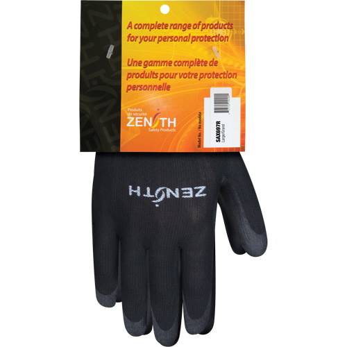 Gants enduits &agrave; dext&eacute;rit&eacute; ultime, 9/Grand, R&ecirc;vetement Polyur&eacute;thane, Calibre 13, Enveloppe en Polyester Nuna Depot Inc.