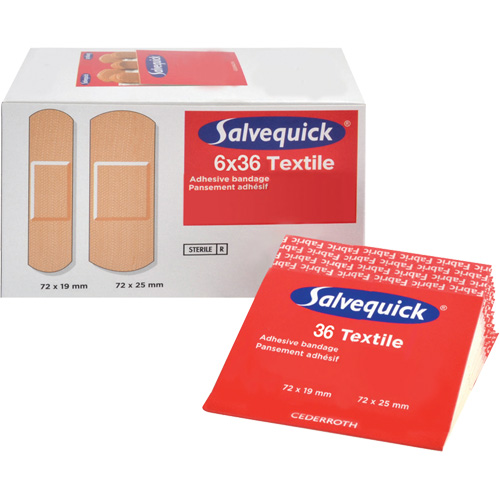 Salvequick&reg; Bandage Dispensing Systems Refills, Rectangular/Square, Fabric, Sterile Nuna Depot Inc.