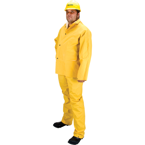 RZ600 Flame Resistant Rain Suit, Large, Yellow Nuna Depot Inc.