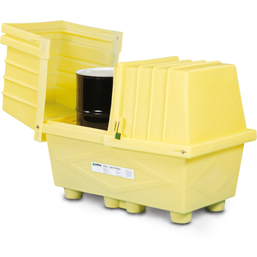 Poly-Safeypacks&reg; With Drain, 60.5" L x 37.25" W x 45.75" H, 1200 lbs. Load Capacity Nuna Depot Inc.