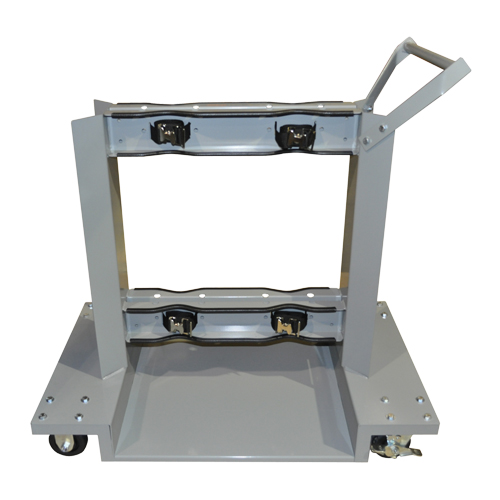 Mobile Cylinder Supports, Polyolefin Wheels, 24" W x 40" L Base, 1600 lbs. Nuna Depot Inc.
