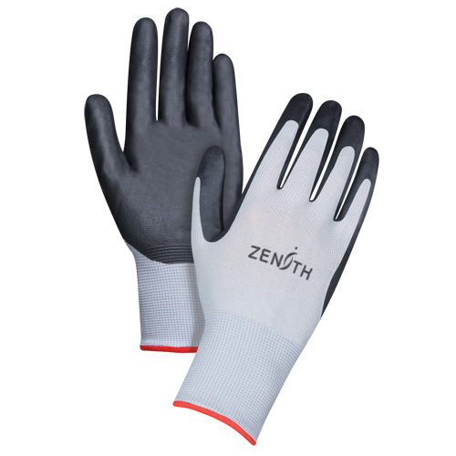 Gants l&eacute;gers enduits et respirants, 7/Petit, R&ecirc;vetement Mousse de nitrile, Calibre 13, Enveloppe en Polyester Nuna Depot Inc.