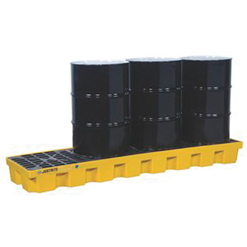 Palettes pour contr&ocirc;le des d&eacute;versements EcoPolyBlend sans drain, Capacit&eacute; de d&eacute;versement 75 gal. US, 97" x 25" x 9" Nuna Depot Inc.