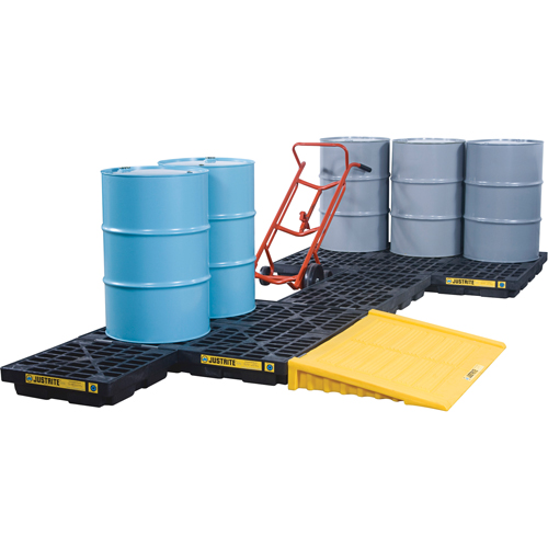 Centres d'accumulation EcoPolyBlend, Capacit&eacute; de d&eacute;versement 12 gal. US, 25" x 25" x 5,5" Nuna Depot Inc.