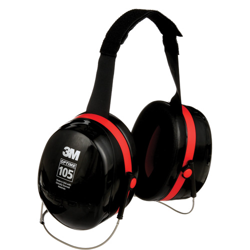 Peltor Optime 105 Series Earmuffs, Neckband, 29 NRR dB Nuna Depot Inc.