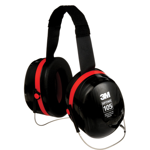 Peltor Optime 105 Series Earmuffs, Neckband, 29 NRR dB Nuna Depot Inc.
