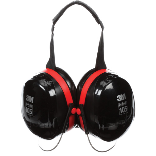Peltor Optime 105 Series Earmuffs, Neckband, 29 NRR dB Nuna Depot Inc.