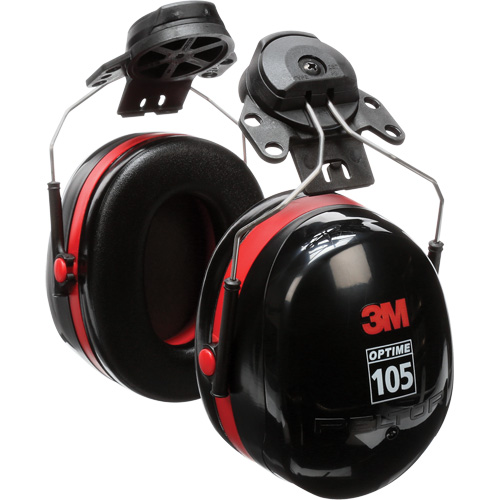Peltor Optime 105 Series Earmuffs, Cap Mount, 27 NRR dB Nuna Depot Inc.