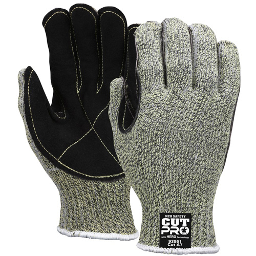 Gants r&eacute;sistants aux coupures Hero, Taille Petit/7, Calibre 7, Enveloppe en Acier inoxydable/Kevlar/PEHD, ANSI/ISEA 105 niveau 4 Nuna Depot Inc.