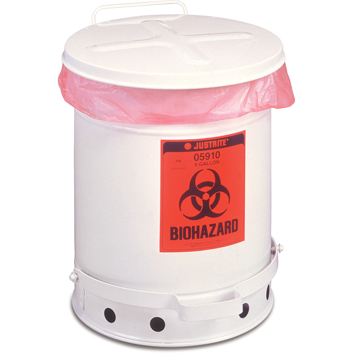 Biohazard Waste Container, 6 gal Capacity Nuna Depot Inc.