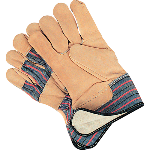 Abrasion-Resistant Winter-Lined Fitters Gloves, Large, Grain Cowhide Palm, Cotton Fleece Inner Lining Nuna Depot Inc.