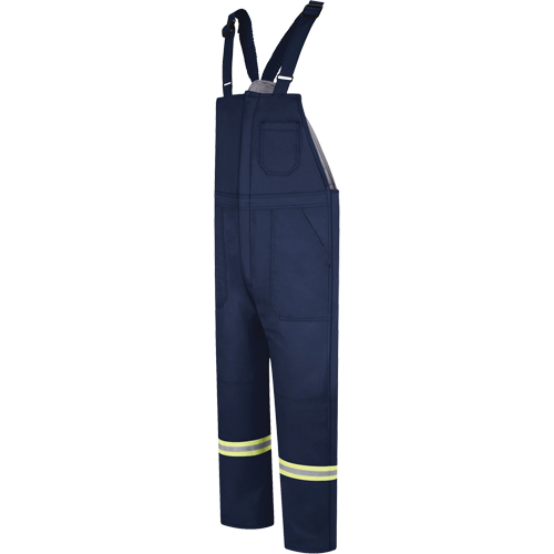 Deluxe Insulated Bib Overalls with Reflective Striping, 3X-Large, Navy Blue Nuna Depot Inc.
