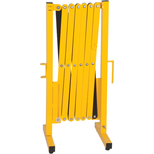 Expandable Barrier, 37" H x 11' L, Black/Yellow Nuna Depot Inc.