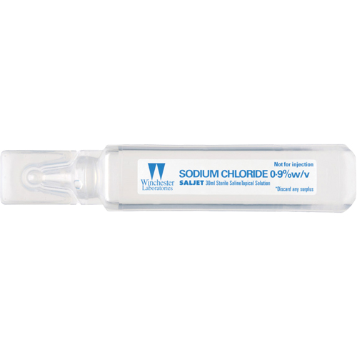 Solution saline Saljet, dose unique, 1,01 oz Nuna Depot Inc.