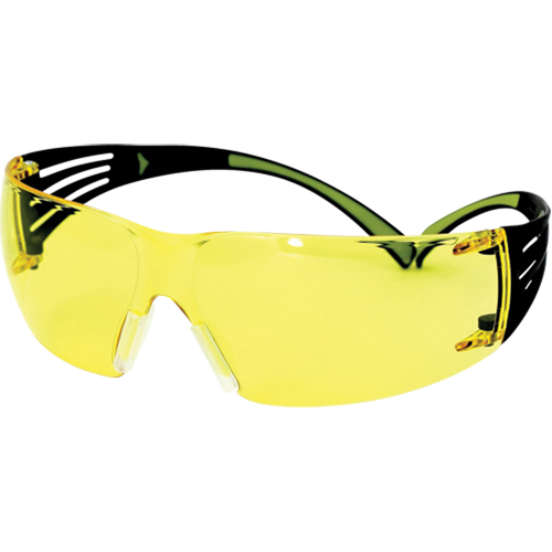Lunettes de s&eacute;curit&eacute; SecureFit s&eacute;rie 400, Lentille Ambr&eacute;e, Antibu&eacute;e/Anti-&eacute;gratignures, ANSI Z87+/R&eacute;pond ou surpasse la norme CSA Z94.3 Nuna Depot Inc.