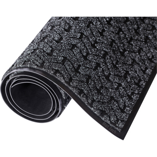 Tire-Track Entrance Mat, Wiper/Scraper, 4' x 6' x 3/8", Charcoal Nuna Depot Inc.