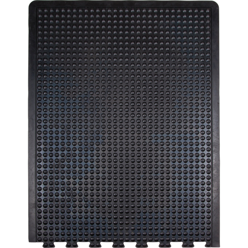 Anti-Fatigue Dome Matting, Bubbled, 3' x 4' x 1/2", Black, Rubber Nuna Depot Inc.