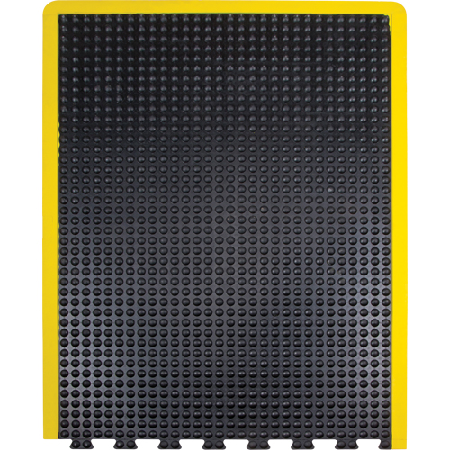 Anti-Fatigue Dome Matting, Bubbled, 3' x 4' x 1/2", Black, Rubber Nuna Depot Inc.