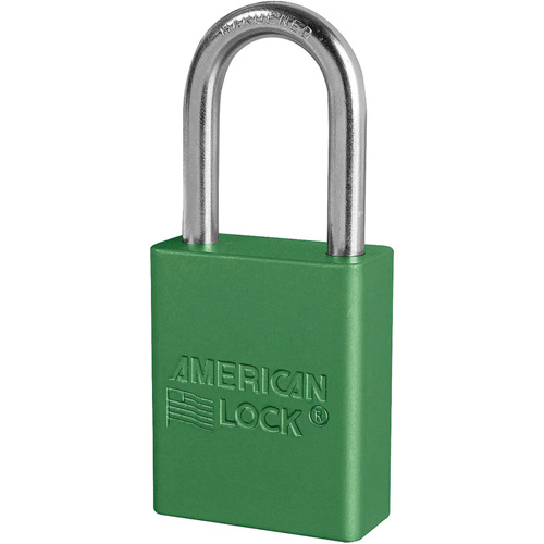 American Lock&reg; Safety Padlocks, Green, Keyed Alike, Aluminum, 1-1/2" Width Nuna Depot Inc.