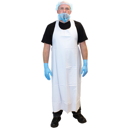 Vinyl Aprons, Vinyl, White, 35" W x 45" L Nuna Depot Inc.