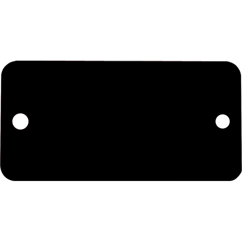 Blank Tags, Aluminum, 3" W x 1" H Nuna Depot Inc.