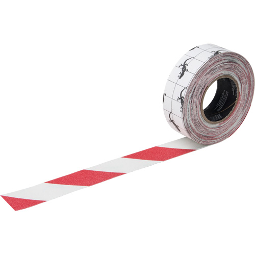 Premium Anti-Skid Tape, 2" x 60', Red & White Nuna Depot Inc.