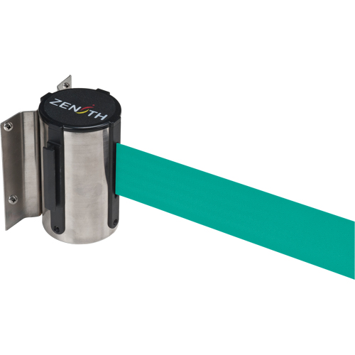 Wall Mount Barrier, Steel, Screw Mount, 7', Green Tape Nuna Depot Inc.