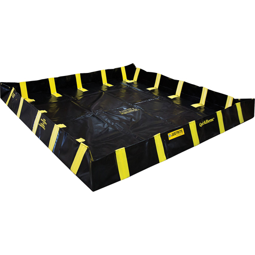 Bermes de confinement avec supports int&eacute;rieurs de parois QuickBerm , Capacit&eacute; 475 gal. US, 8' la x 8' lo x 12" h, Support &agrave; encliqueter Nuna Depot Inc.