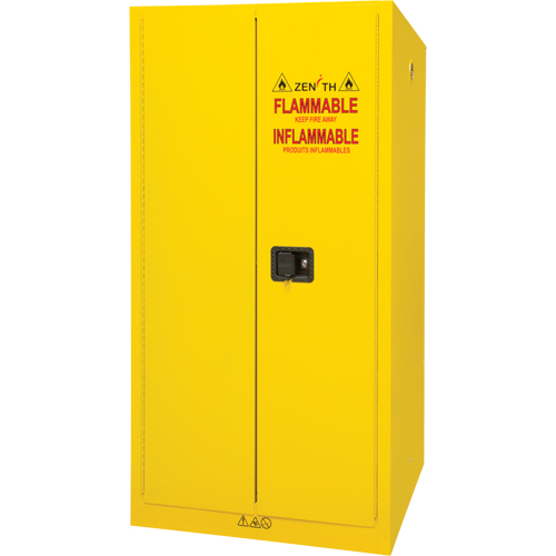 Flammable Storage Cabinet, 60 gal., 2 Door, 34" W x 65" H x 34" D Nuna Depot Inc.
