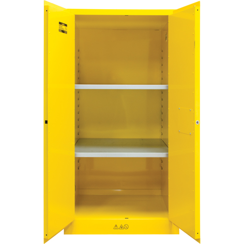 Flammable Storage Cabinet, 60 gal., 2 Door, 34" W x 65" H x 34" D Nuna Depot Inc.