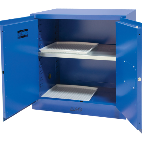Corrosive Liquids Cabinet, 22 gal., 35" x 35" x 22" Nuna Depot Inc.