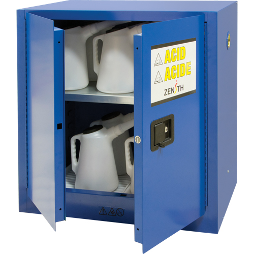 Corrosive Liquids Cabinet, 22 gal., 35" x 35" x 22" Nuna Depot Inc.