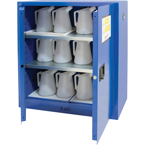 Corrosive Liquids Cabinet, 30 gal., 43" x 44" x 18" Nuna Depot Inc.