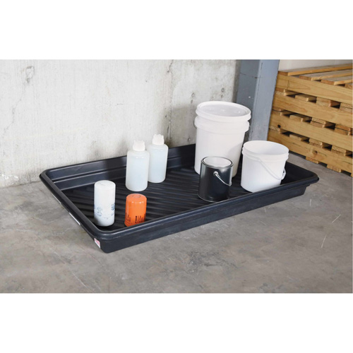 Ultra-Utility Trays&reg;, 12" L x 48" W x 4.75" H, 12 gal. Spill Capacity Nuna Depot Inc.