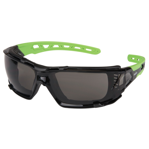 Lunettes de s&eacute;curit&eacute; s&eacute;rie Z2500 avec joint en mousse, Lentille Grise/fum&eacute;e, Anti-&eacute;gratignures, ANSI Z87+/R&eacute;pond ou surpasse la norme CSA Z94.3 Nuna Depot Inc.