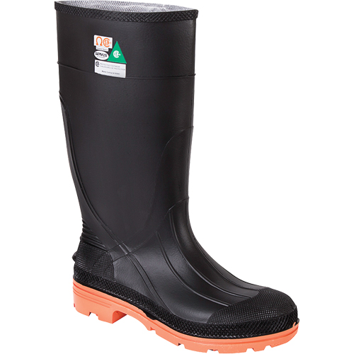 Bottes de travail PRM, PVC, Embout Acier, Pointure 7, Semelle R&eacute;sistant aux perforations Nuna Depot Inc.