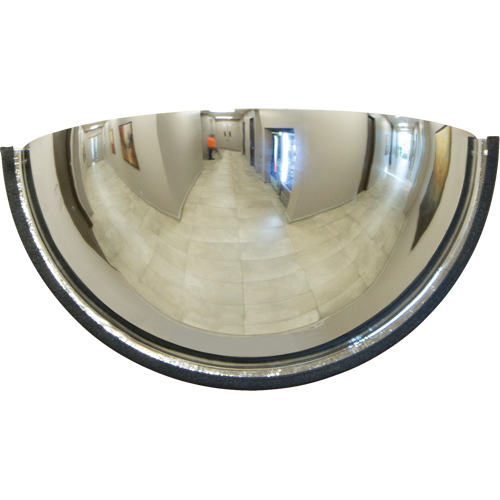 Miroir en d&ocirc;me 180°, Demi-d&ocirc;me, Dessus ferm&eacute;, Diam&egrave;tre 18" Nuna Depot Inc.