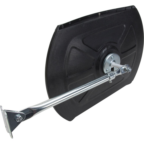 Roundtangular Convex Mirror with Telescopic Arm, 12" H x 18" W, Indoor/Outdoor Nuna Depot Inc.