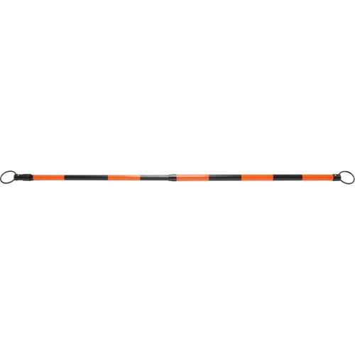 Barre pour c&ocirc;ne de circulation r&eacute;tractable, Longueur d&eacute;ploy&eacute;e de 7' 5'', Noir/Orange Nuna Depot Inc.