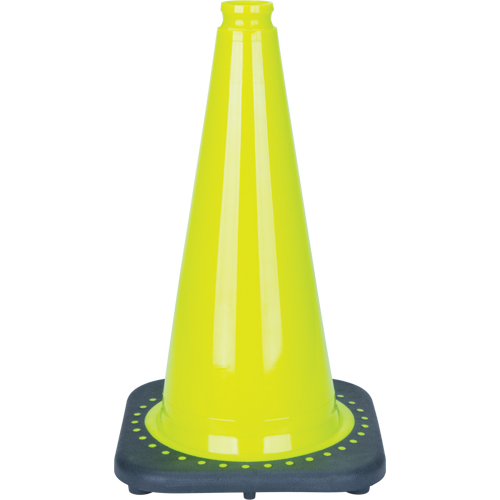 Premium Traffic Cone, 18", Lime Green Nuna Depot Inc.