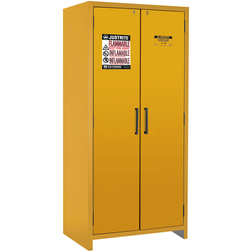 Armoire d'entreposage 90 minutes s&eacute;curitaire et conforme &agrave; la norme EN, 30 gal., 2 Porte(s), 35,16" La x 76,89" h x 24,21" p Nuna Depot Inc.