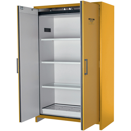 Armoire d'entreposage 90 minutes s&eacute;curitaire et conforme &agrave; la norme EN, 45 gal., 2 Porte(s), 46,97" La x 76,89" h x 24,21" p Nuna Depot Inc.