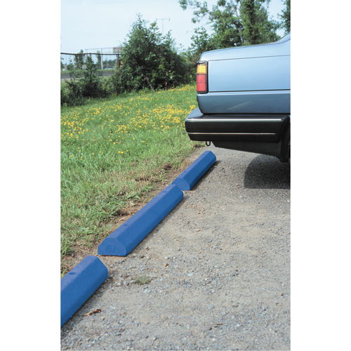 Car Stops, Plastic, 6' L, Blue Nuna Depot Inc.