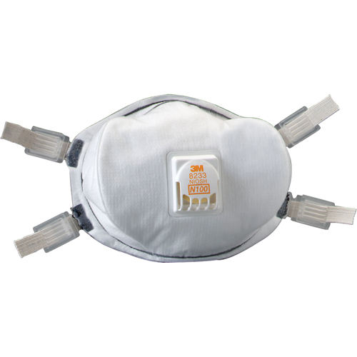 Respirateurs contre les particules 8233, N100, Certifi&eacute; NIOSH Nuna Depot Inc.