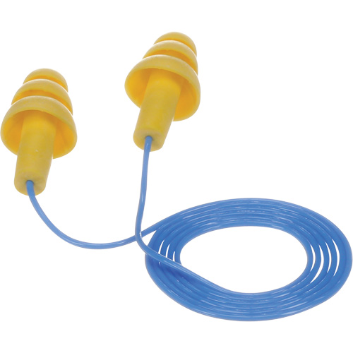 E-A-R Ultrafit Premolded Earplugs, Corded, Bulk - Polybag, 25 dB NRR, One-Size Nuna Depot Inc.
