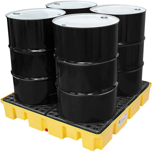 Palette de d&eacute;versements Poly-Slim-Line sans drain, Capacit&eacute; de d&eacute;versement 66 gal. US, 49" x 49" x 8,75" Nuna Depot Inc.