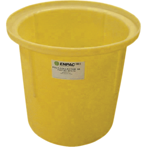 Poly-Collector 66 Shell Only, 32.5" dia. x 31" H, 70 US gal. Spill Cap. Nuna Depot Inc.