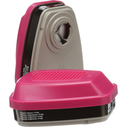 Cartouches pour respirateur s&eacute;rie 6000, Cartouche gaz/vapeur, Vapeurs organiques/P100 Nuna Depot Inc.