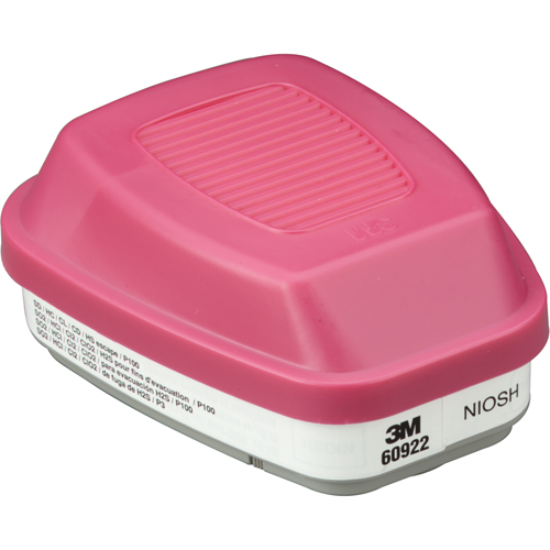 6000 Series Respirator Cartridges, Gas/Vapour Cartridge, Acid Gas/P100 Nuna Depot Inc.